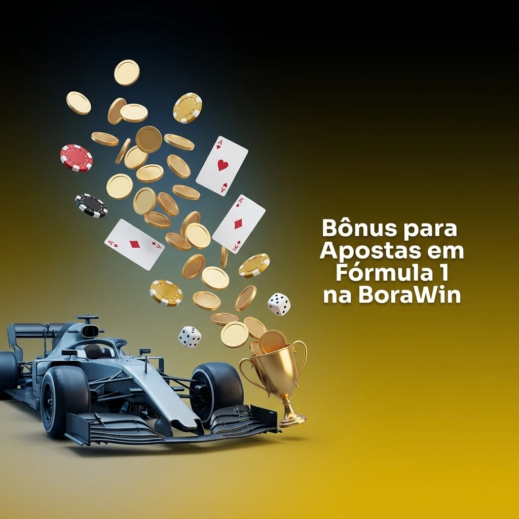 Bônus de boas-vindas BoraWin para apostas em Fórmula 1 com créditos disponíveis em Grandes Prêmios de F1