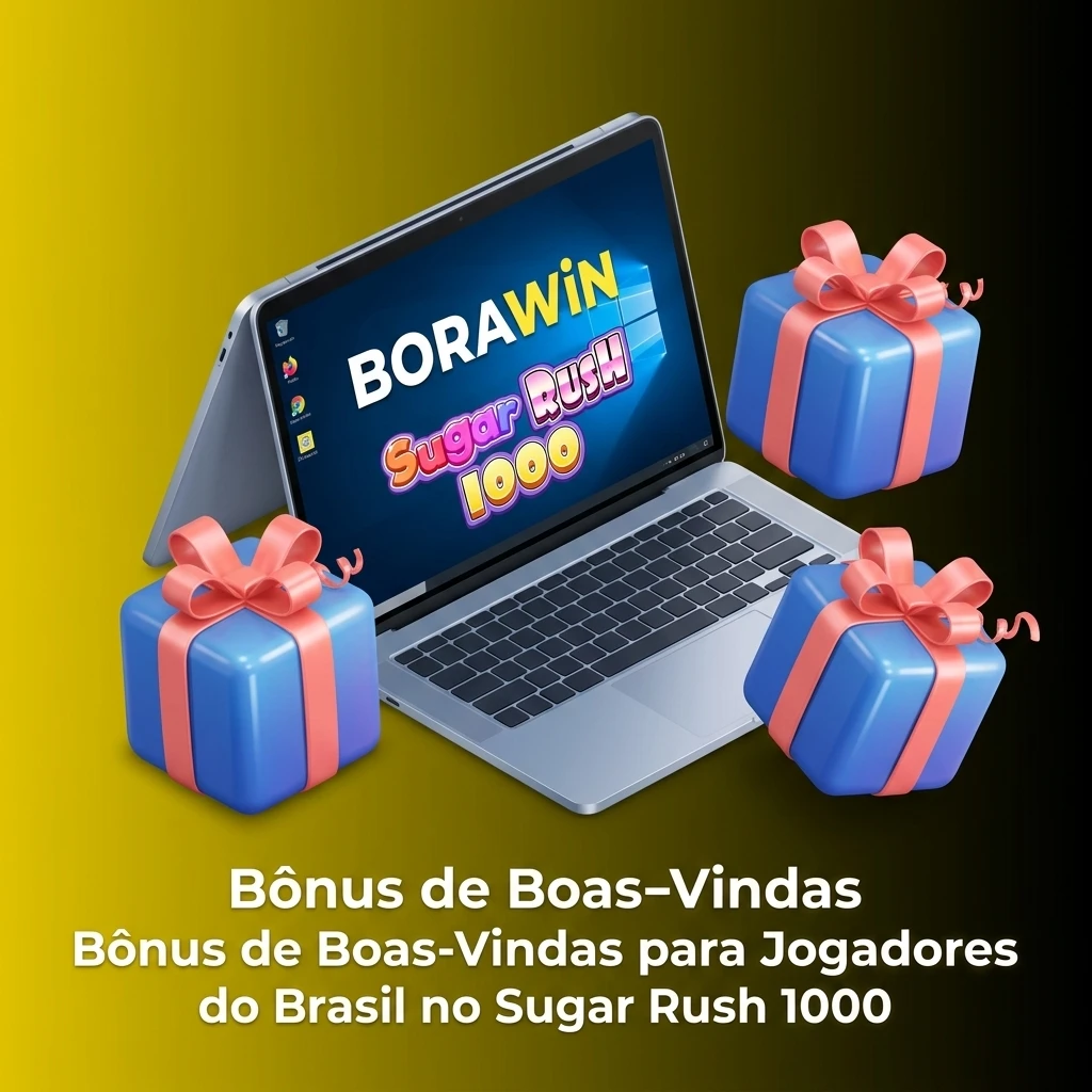 Bônus de boas-vindas 100% até R$3.000 no Sugar Rush 1000 para jogadores brasileiros no BoraWin