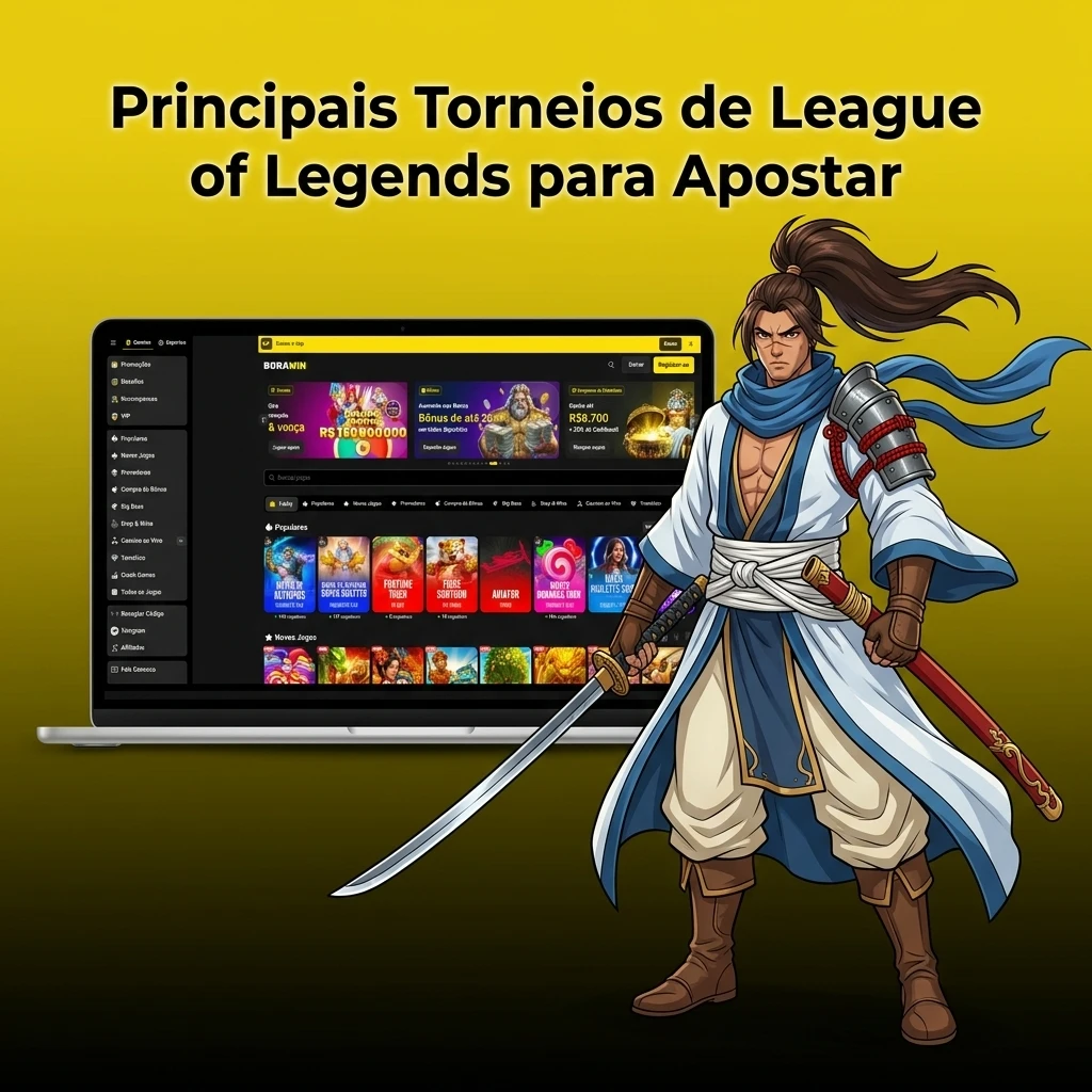Principais torneios de League of Legends: Worlds, MSI, LCK, LPL e LEC para apostar na BoraWin