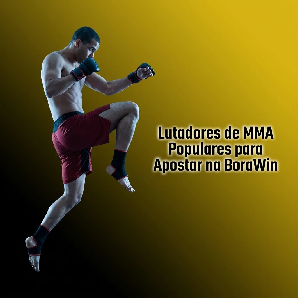 Lutadores populares de MMA como Jon Jones, Alex Poatan e Charles Oliveira disponíveis para apostas na BoraWin