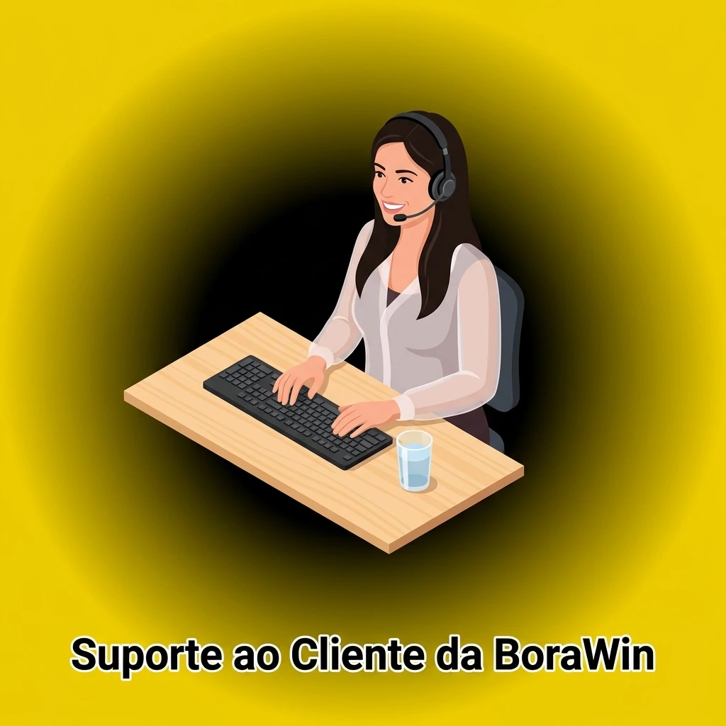 Suporte ao cliente BoraWin com chat ao vivo 24/7, e-mail e FAQ disponíveis para atendimento rápido em português.