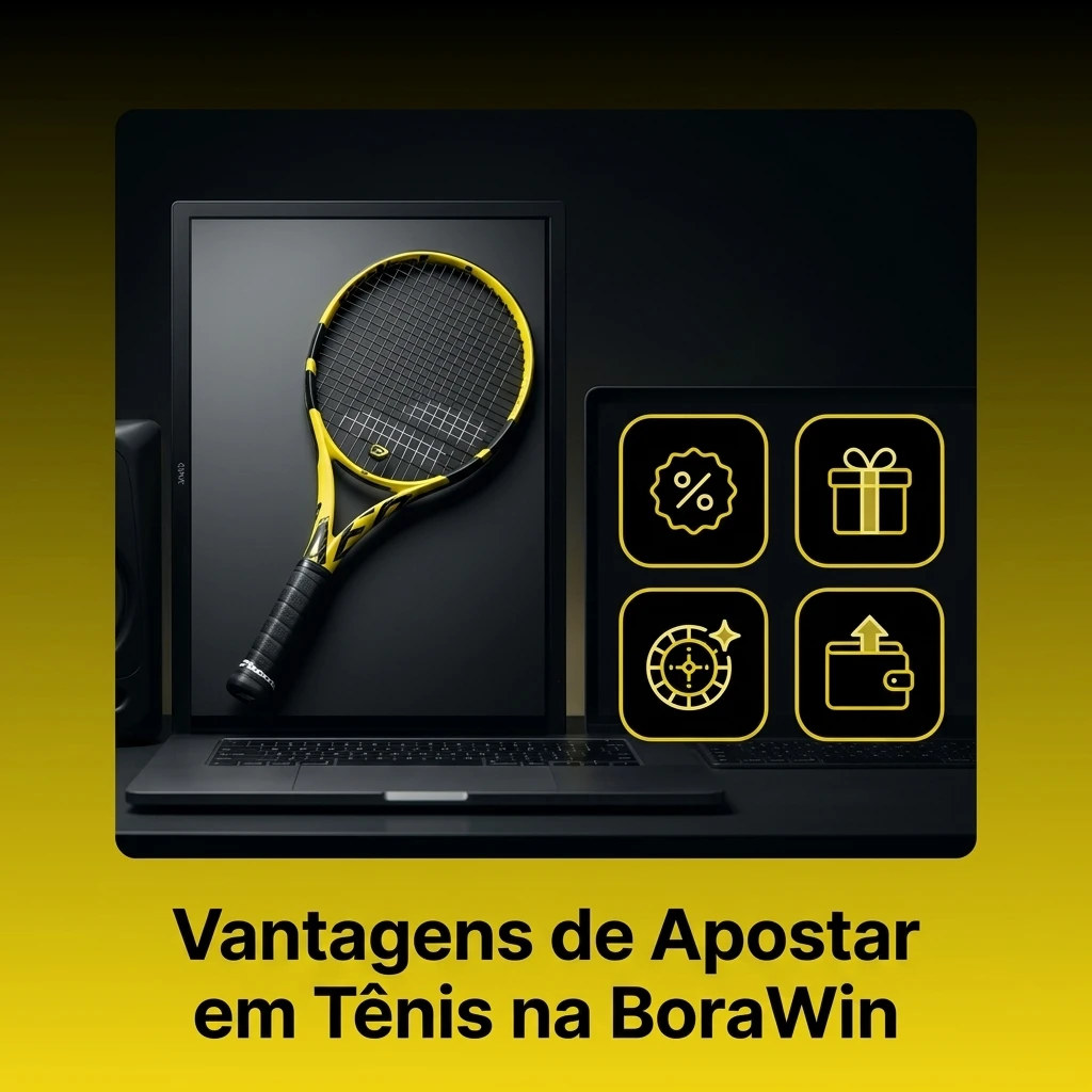 Vantagens de apostar em tênis na BoraWin: odds competitivas, ao vivo, cashout e Pix disponíveis